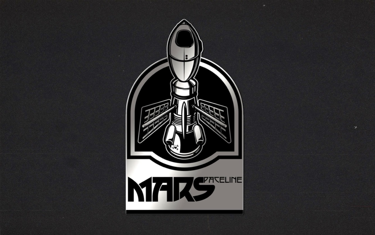 Mars Spaceline Symbol Logo