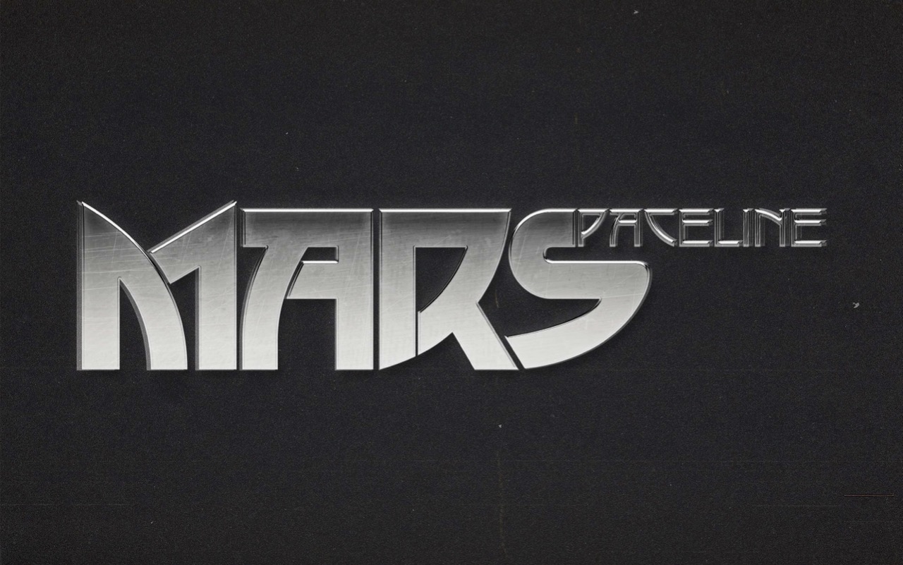 Mars Spaceline Text Logo