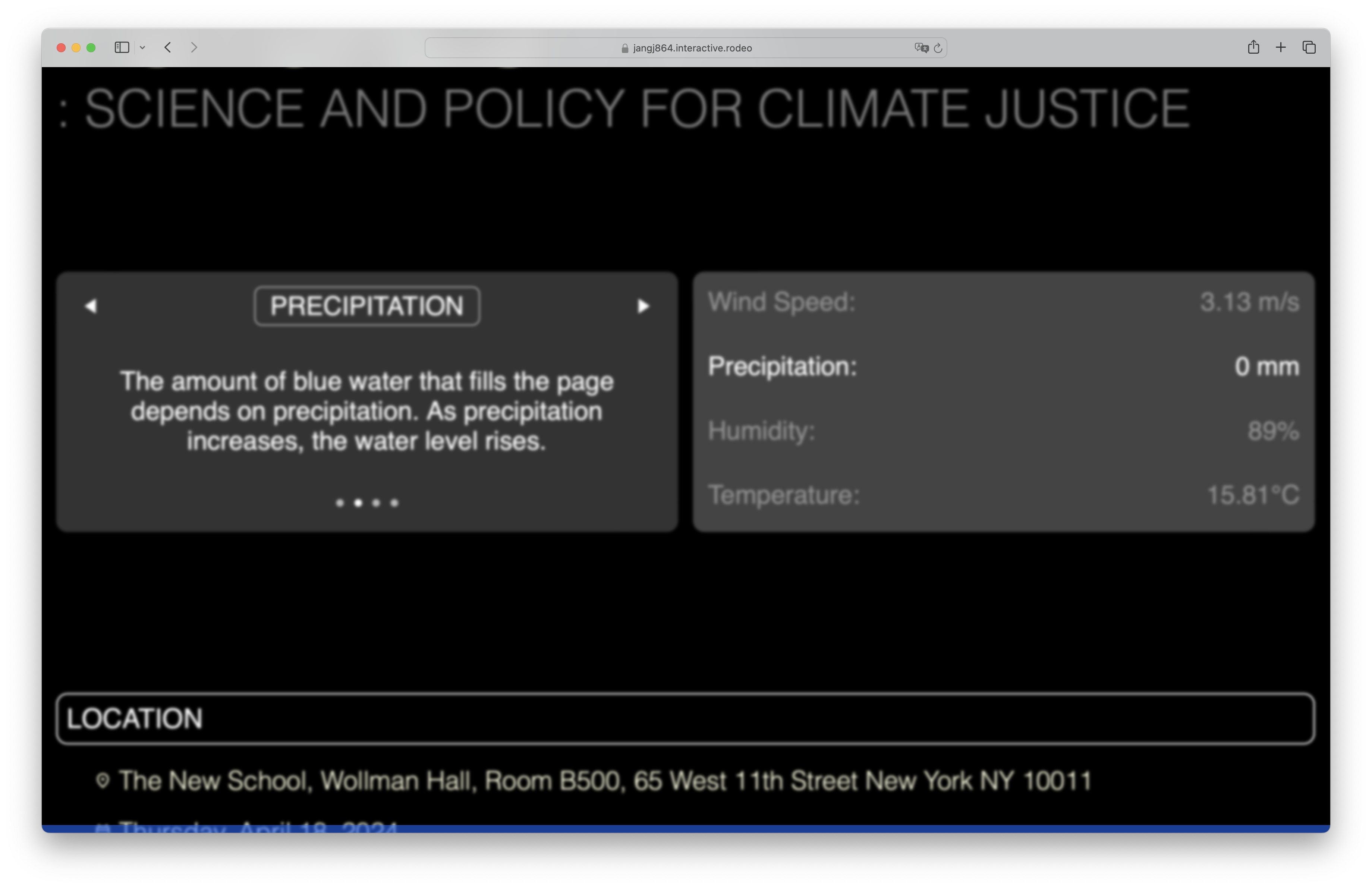 CLIMATE IMPACT VISUALIZER