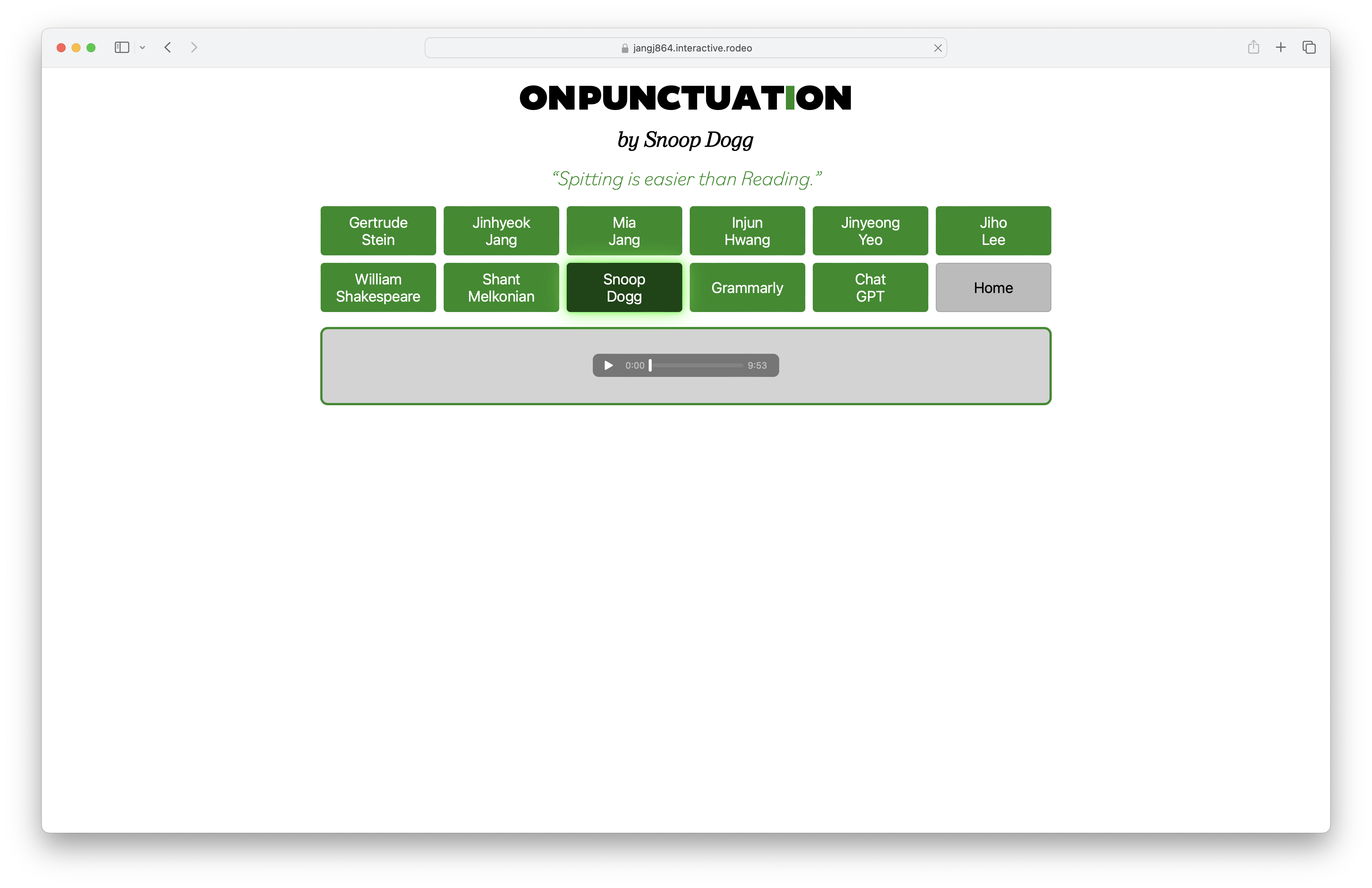 ON PUNCTUATION