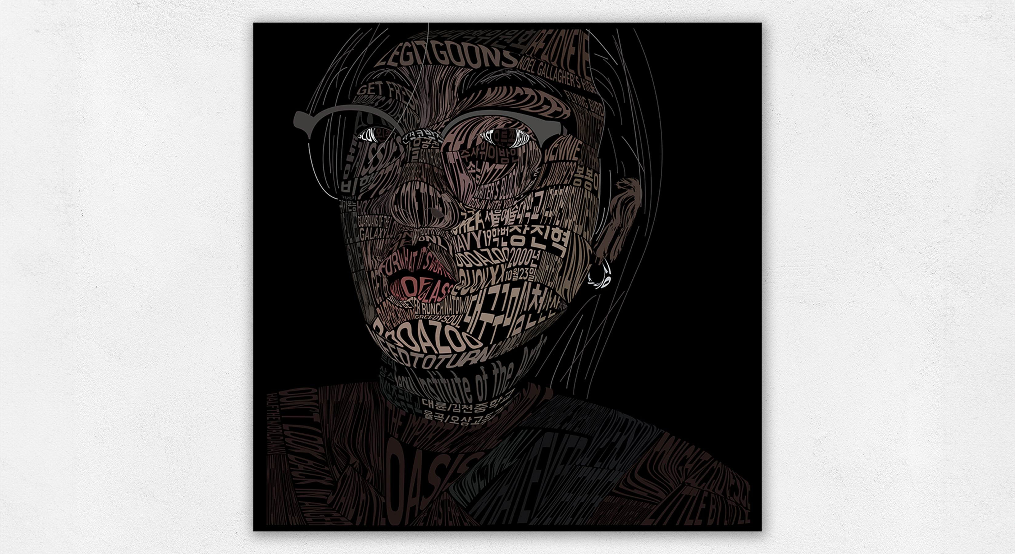 Typography Self-Portrait